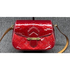 Louis Vuitton Leather Vernis Shoulder Bag 399-083125
